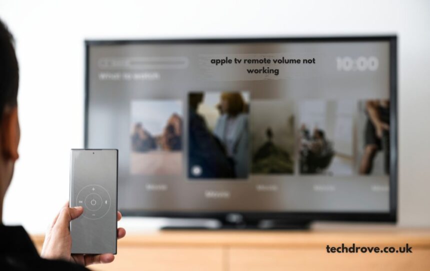 apple tv remote volume not working
