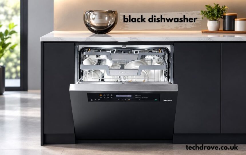 black dishwasher