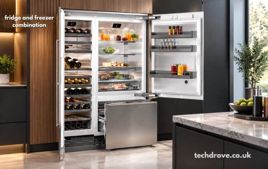 fridge and freezer combination